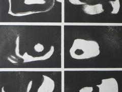 "Pensando en abstracto", aguafuerte sobre cobre, 2008