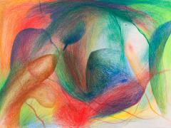 "#16", serie "Sensualidades", lápiz de color sobre papel, 24 x 34 cm, 2011